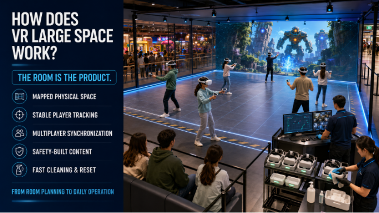 How Does VR Large Space Work?