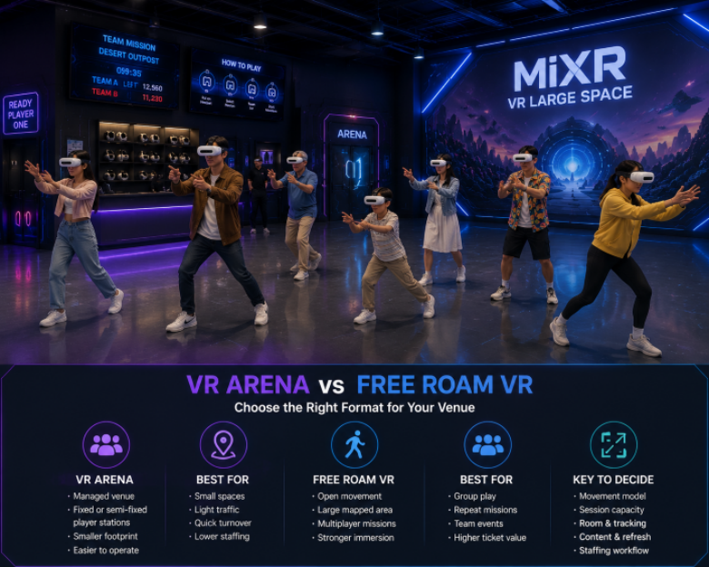 VR Arena vs Free Roam VR