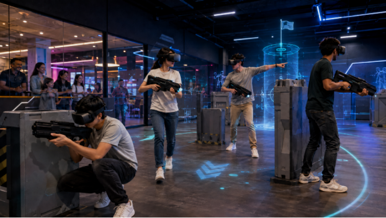 VR Battlefield Experiences for Entertainment Centers