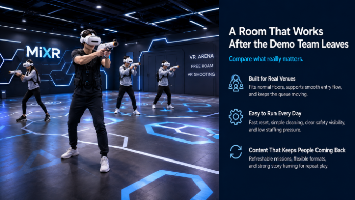 VR Arena Manufacturer Comparison