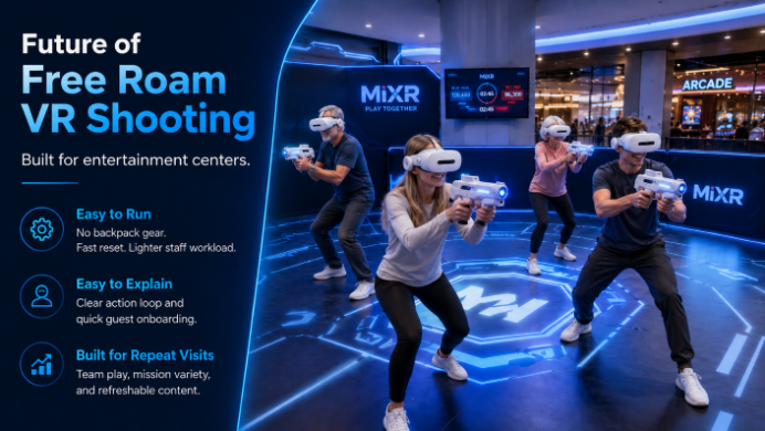 Future of Free Roam VR Shooting Attractions for