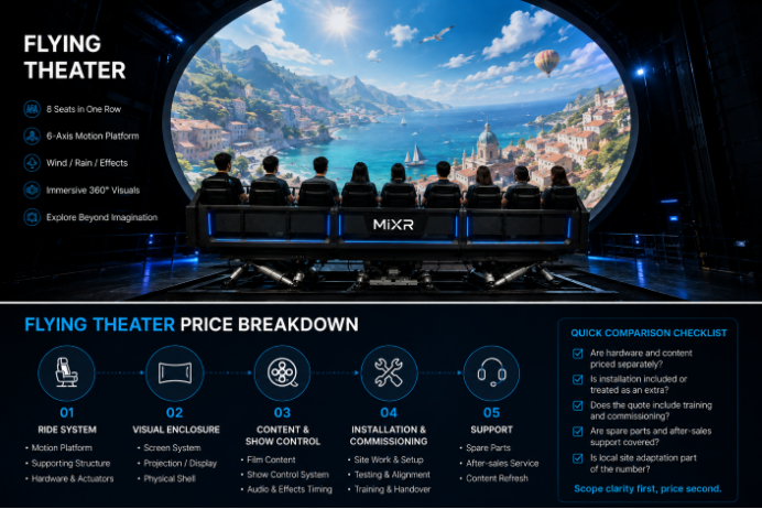 Flying Theater Price Breakdown