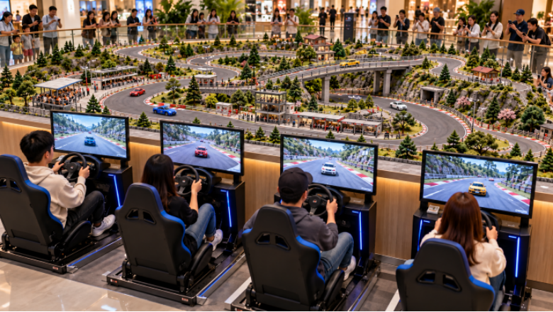 Sandbox Racing Equipment: How a Miniature RC Attraction Works