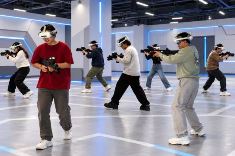 MR CS Explained: A No-Backpack Multiplayer VR Shooting Attraction